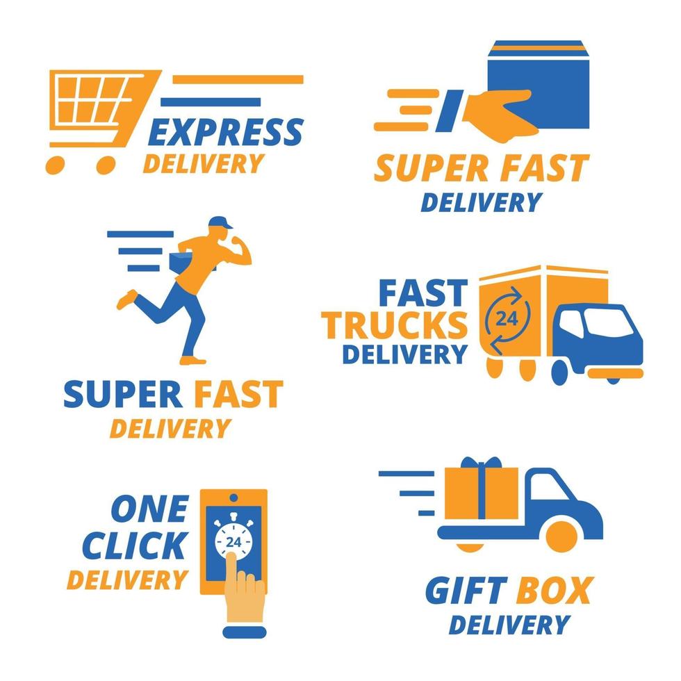 Delivery Logo Collection vector