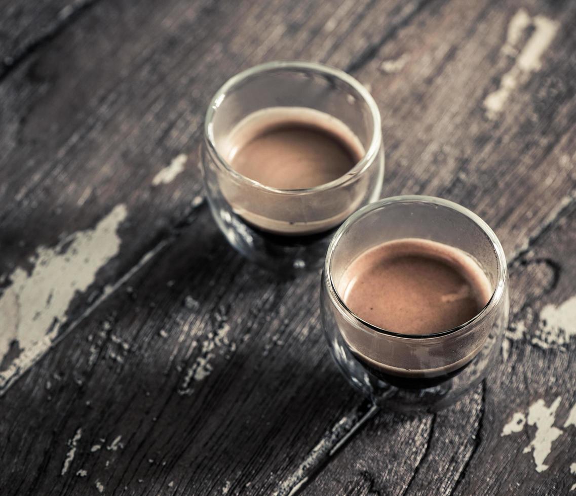 Two cups of coffee photo