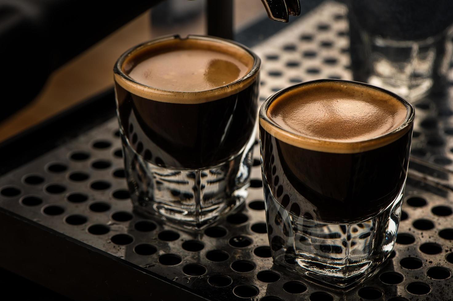 Dos tazas de café foto