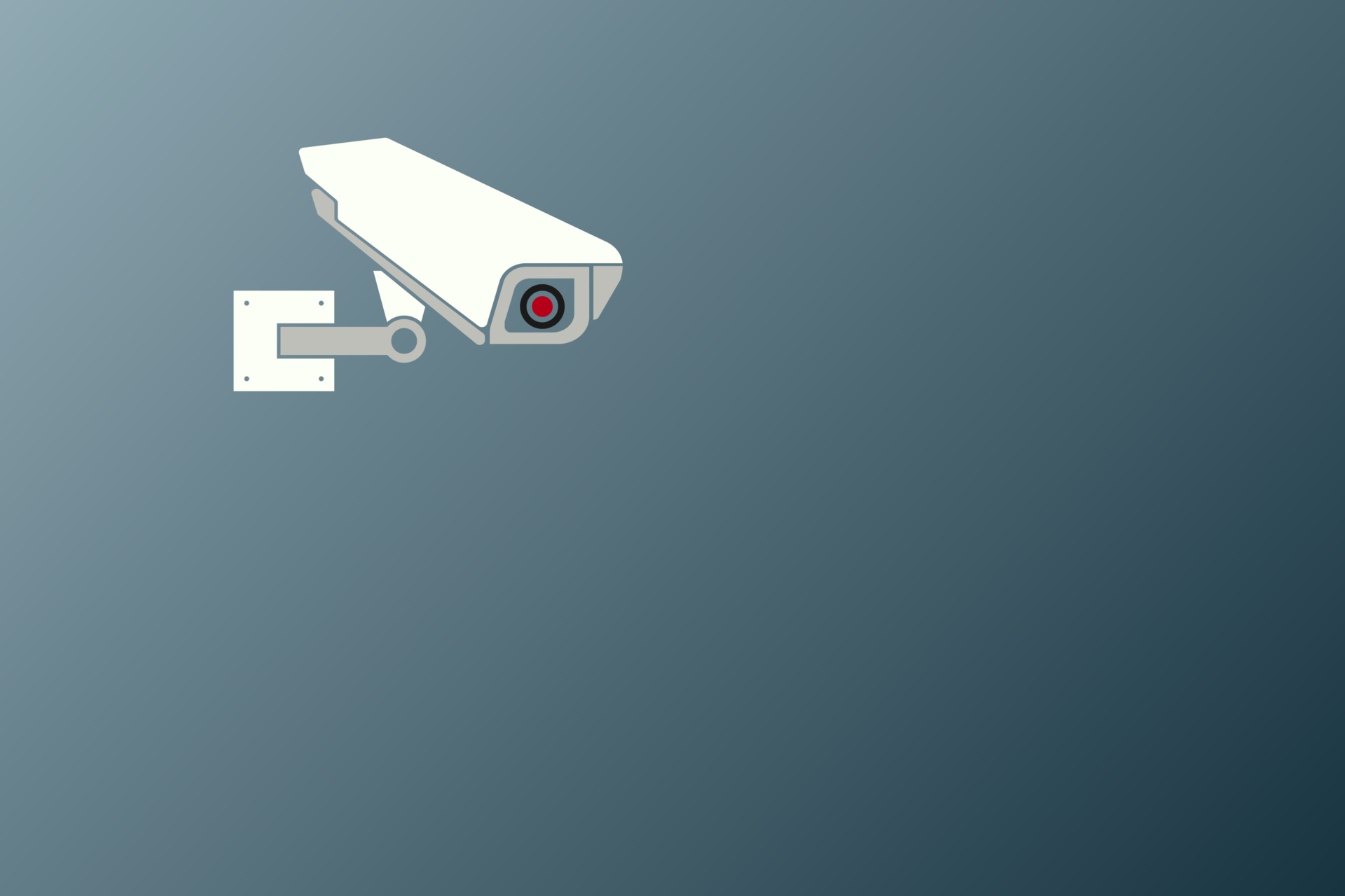 Security Concept,CCTV camera attached to a black background wall