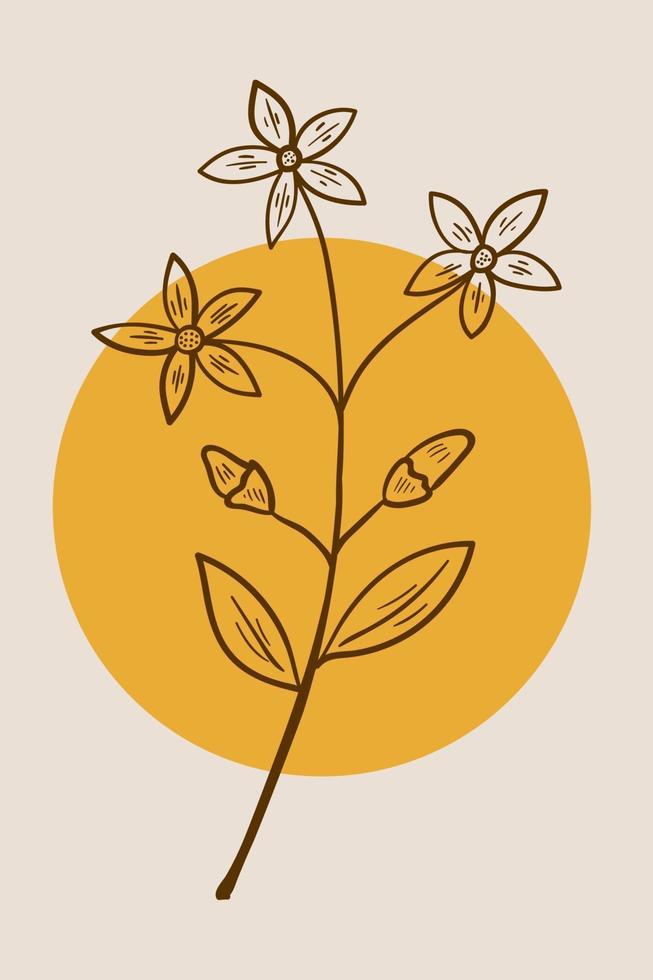 centaury, abstract, poster, minimal vector