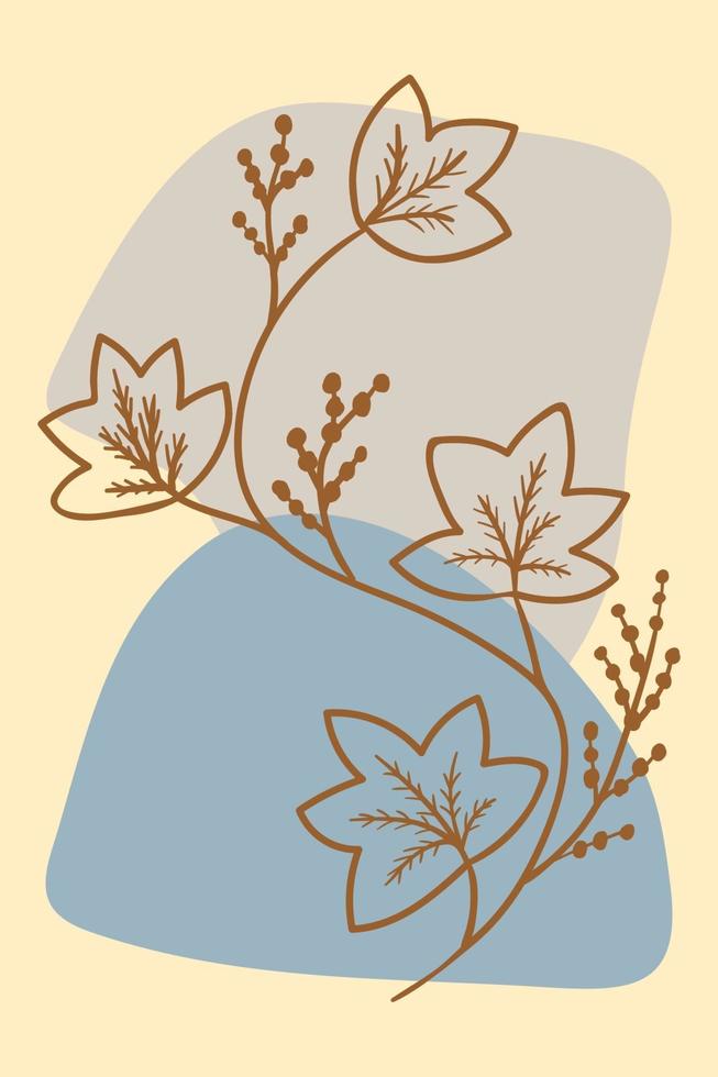 Calumba, abstract, poster, minimal vector