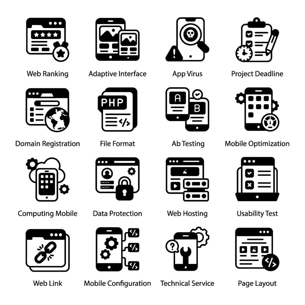Web and Software Development vector