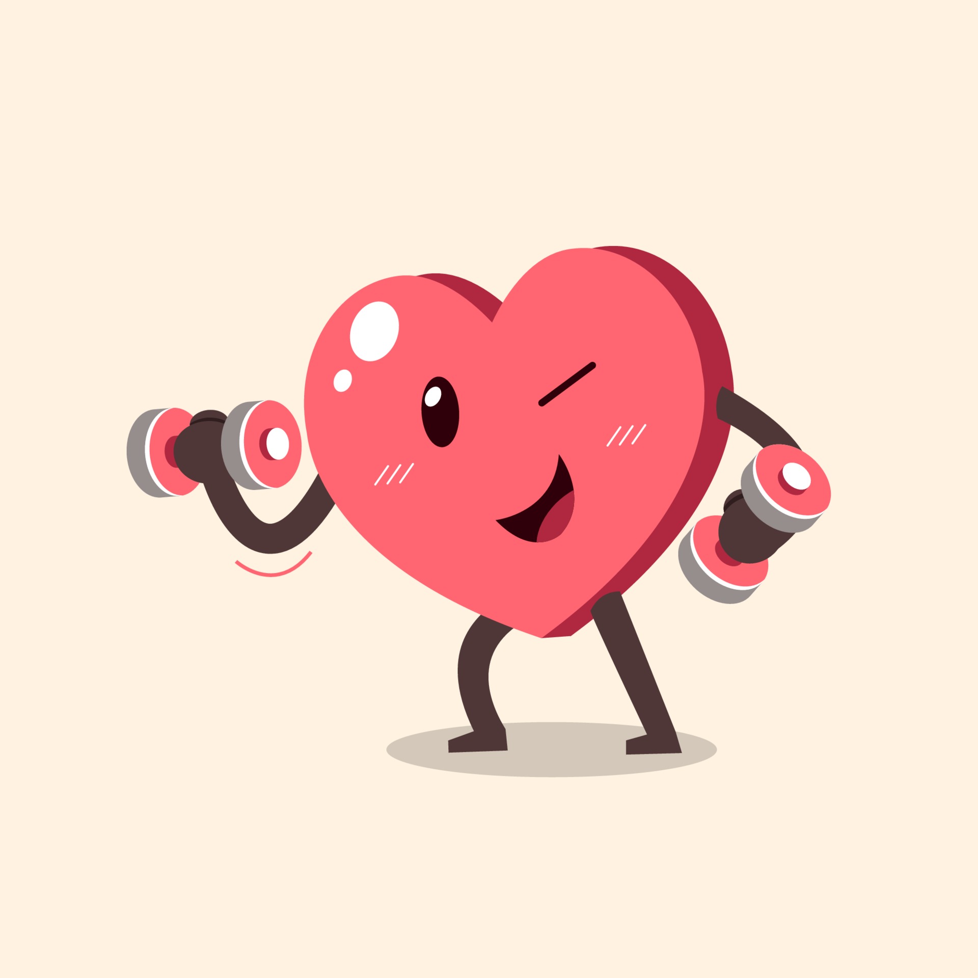Vector cartoon heart character doing weight training 2303253 Vector Art at Vecteezy Vector cartoon heart character doing weight training 2303253 Vector Art at Vecteezy
