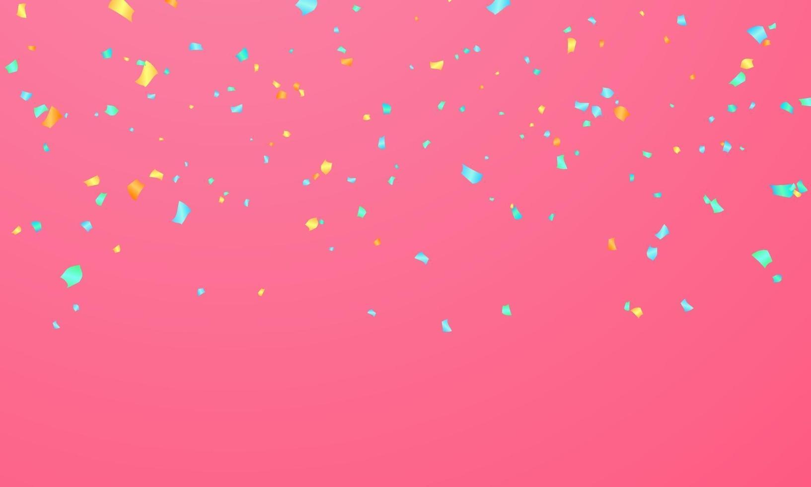 confetti color concept design template holiday Happy Day, background Celebration Vector illustration.