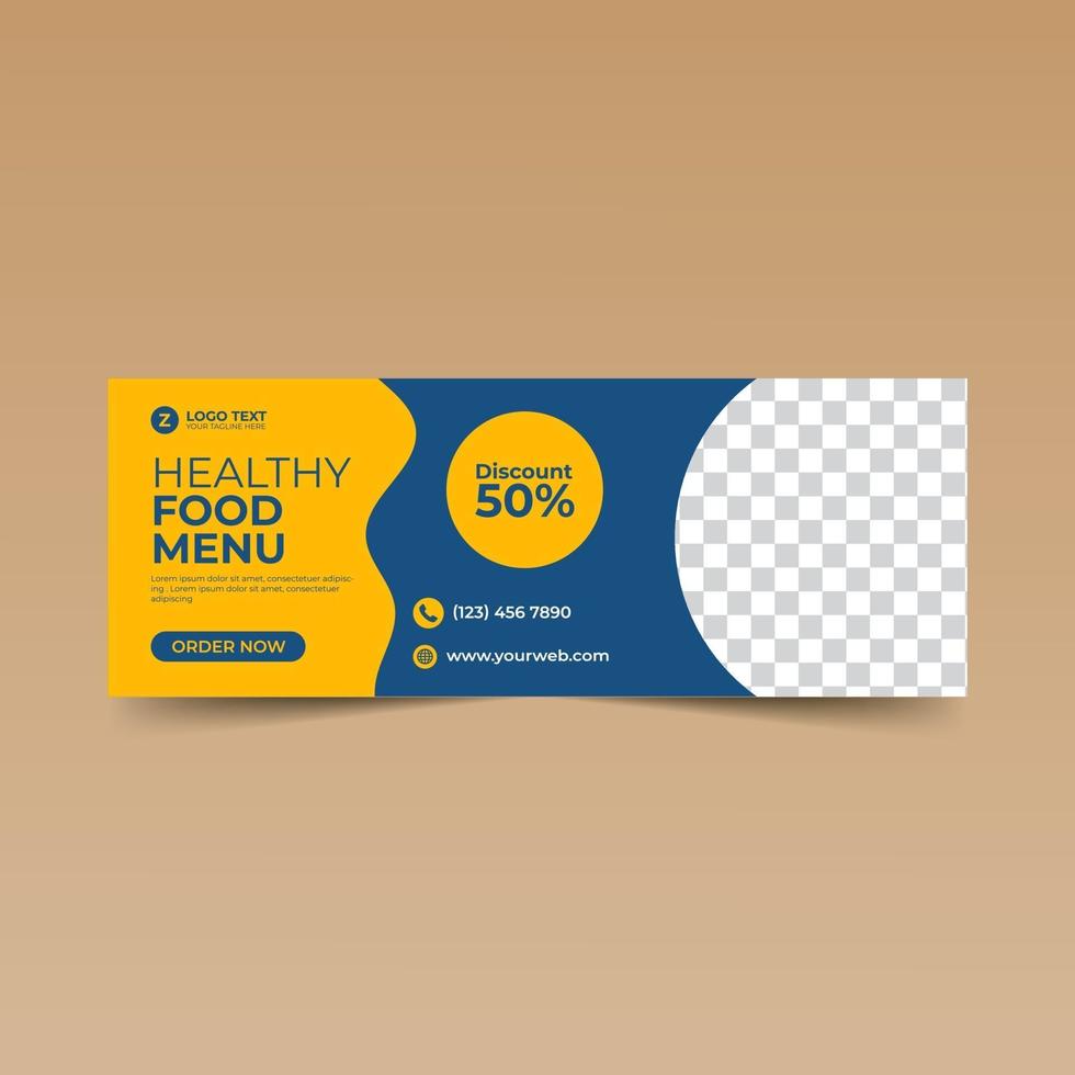 Yellow Cover Design Template vector