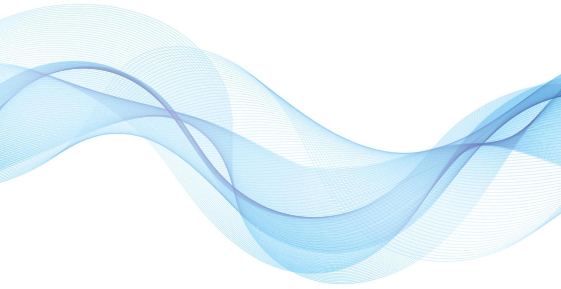 Abstract Blue Wavy Lines On White Background Vector 2 Vrogue Co