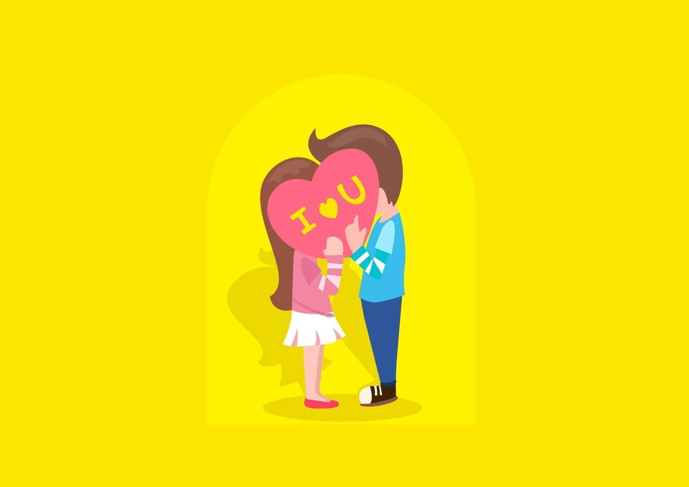 Romantic heart vector design