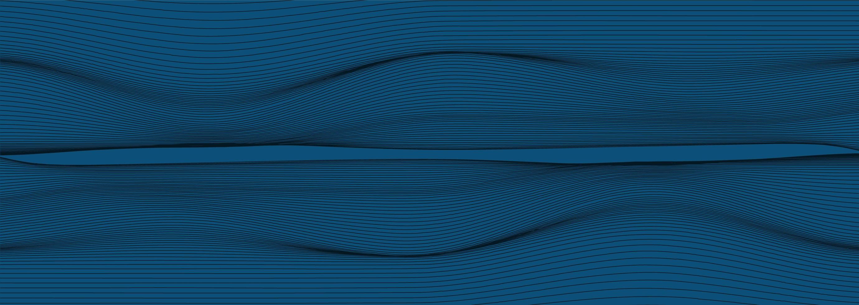 Panorama Blue Dynamic line on White background,Digital Sound Wave concept design,Vector vector