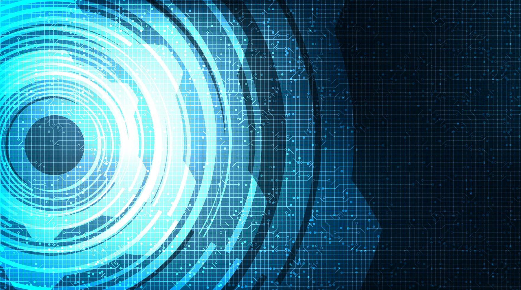 Modern Digital Gears wheel and Cock on Technology Background,vector vector