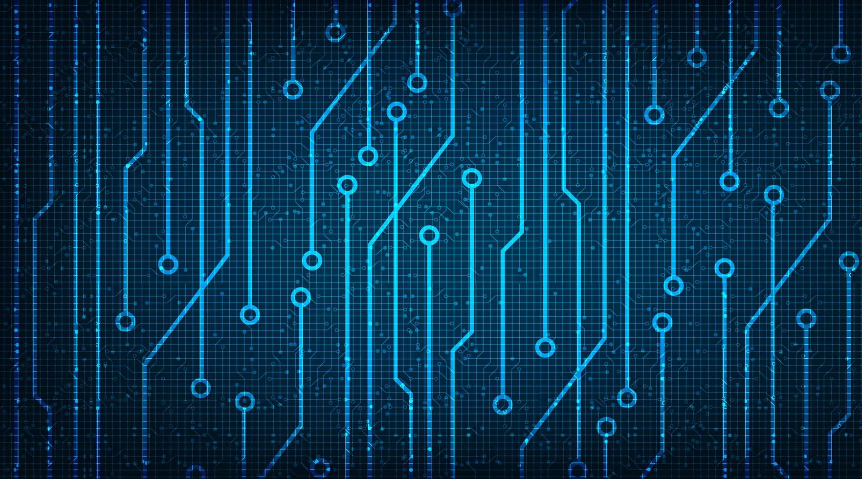 Cyber Microchip on Technology Background,Hi-tech Digital and security Concept design,Free Space For text in put,Vector illustration. vector