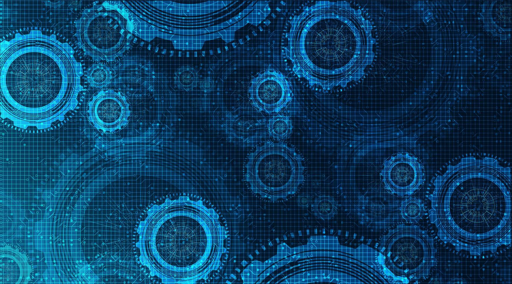 Abstract Technical Gears wheel and Cock on Technology Background,free space for text input,vector vector