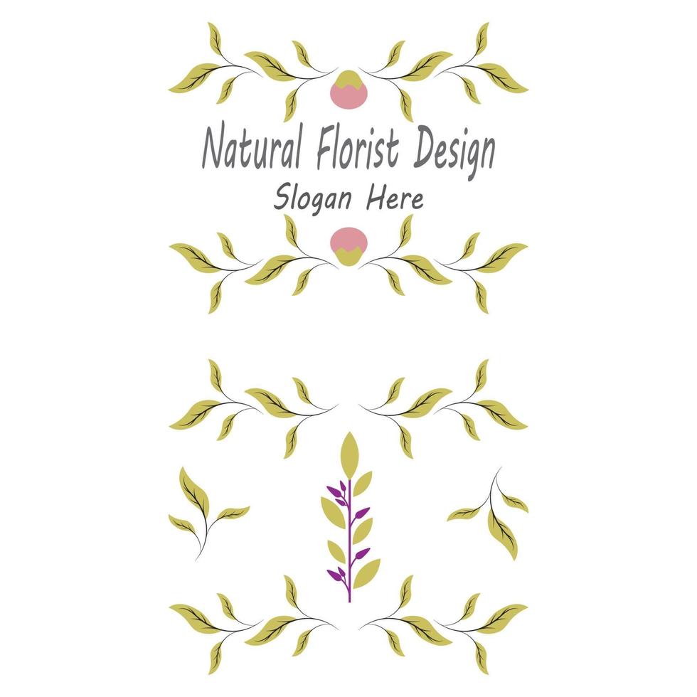 Beauty Florist botanical flower vector design