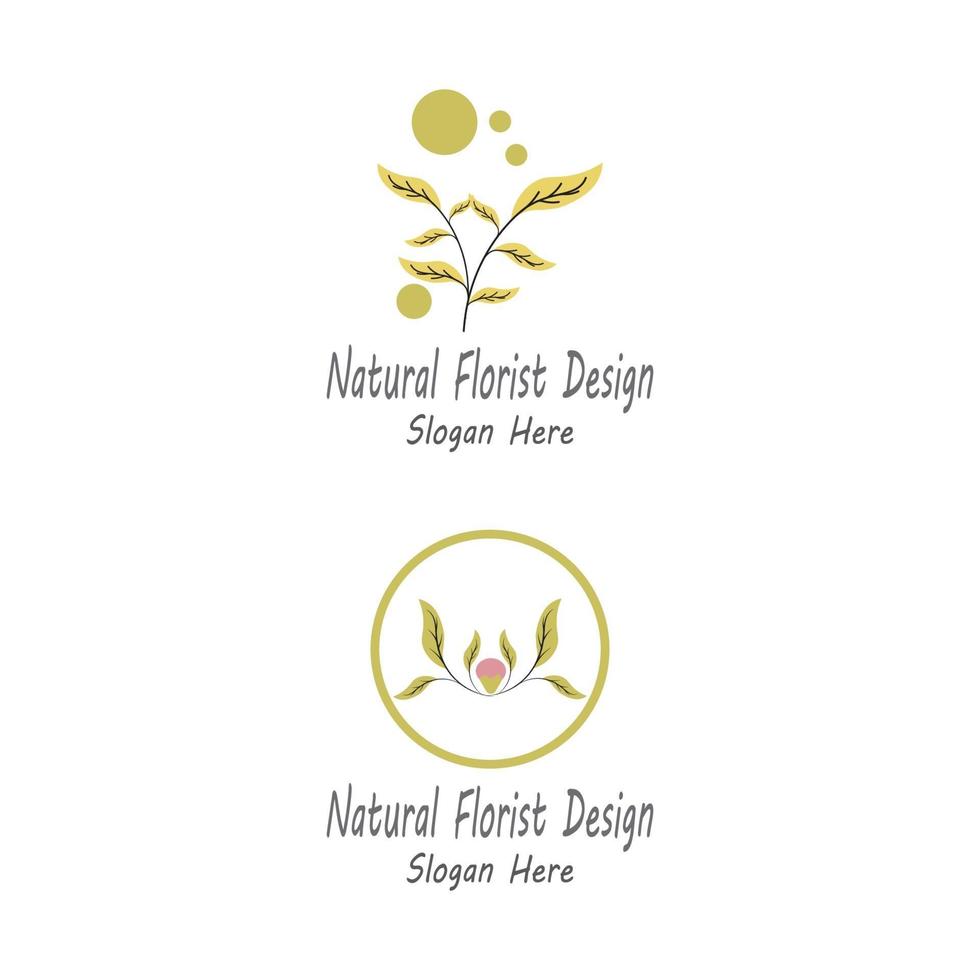 Beauty Florist botanical flower vector design