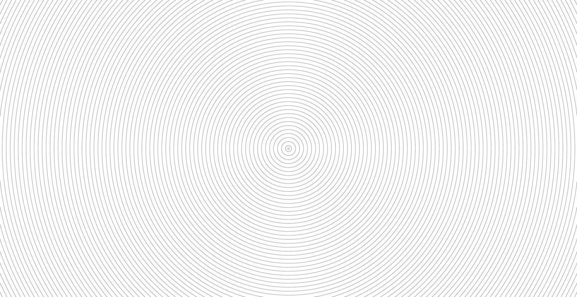 Concentric circle. Illustration for sound wave. Abstract circle line pattern. Black and white graphics vector