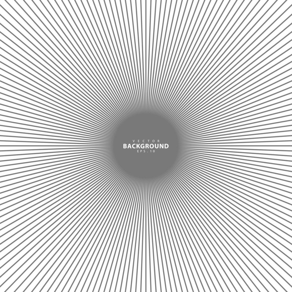 Concentric circle. Illustration for sound wave. Abstract circle line pattern. Black and white graphic vector