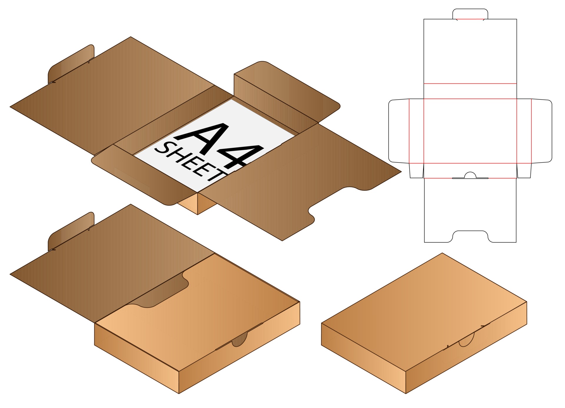 box-packaging-die-cut-template-design-3d-mock-up-2305244-vector-art-at