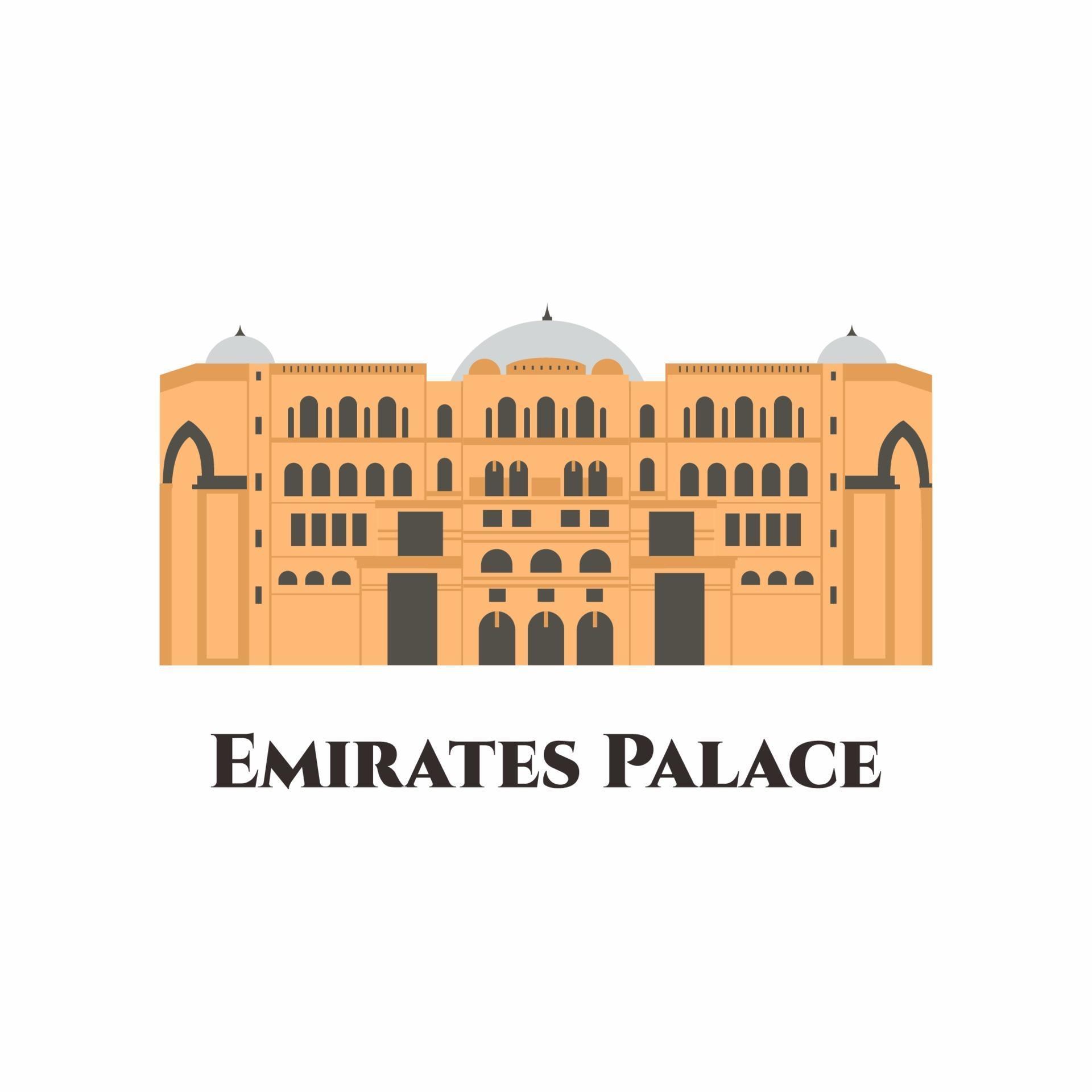 Emirates Palace in Abu Dhabi, United Arab Emirates. It is the perfect