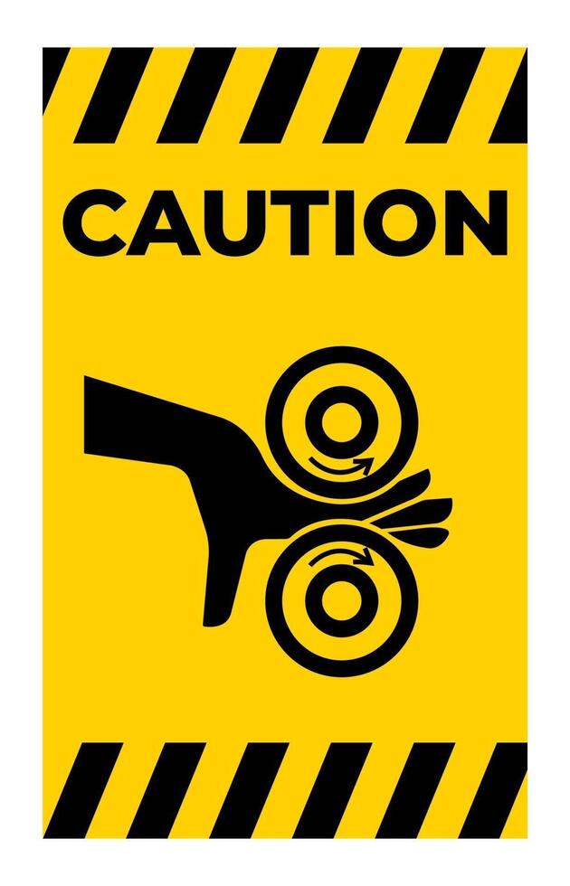 Hand Entanglement Rollers Symbol Sign vector