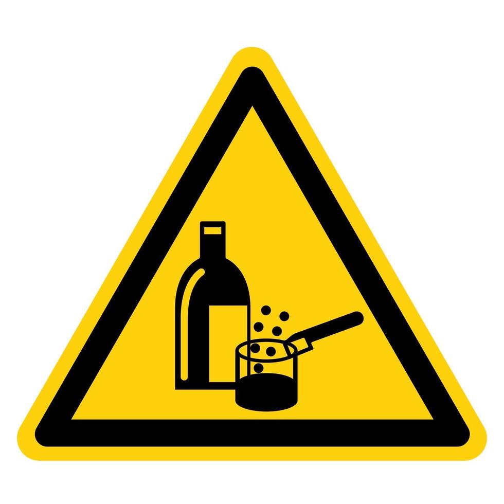 Chemicals In Use Symbol Sign vector