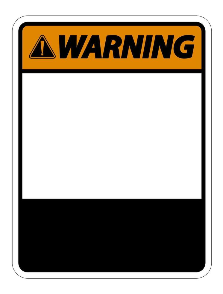 symbol warning sign label on white background vector