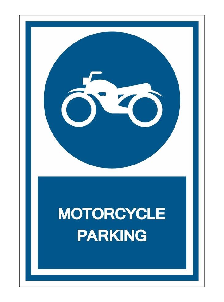 Motorcycle parking Symbol Sign 2306705 Vector Art at Vecteezy