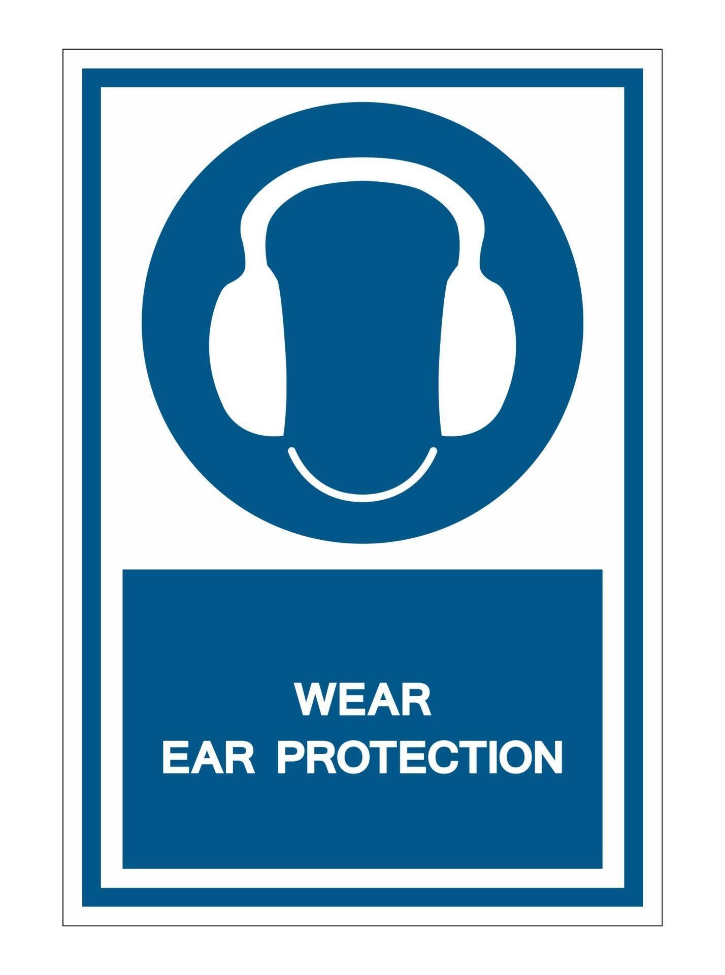 Symbol wear ear protection Sign 2306709 Vector Art at Vecteezy
