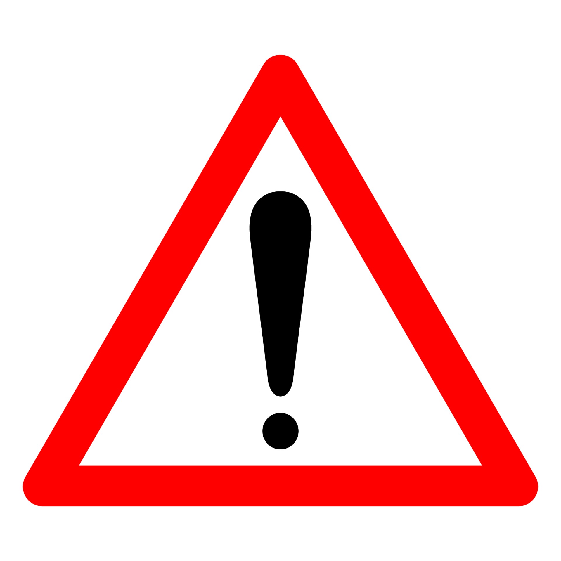 Warning Symbol Sign.