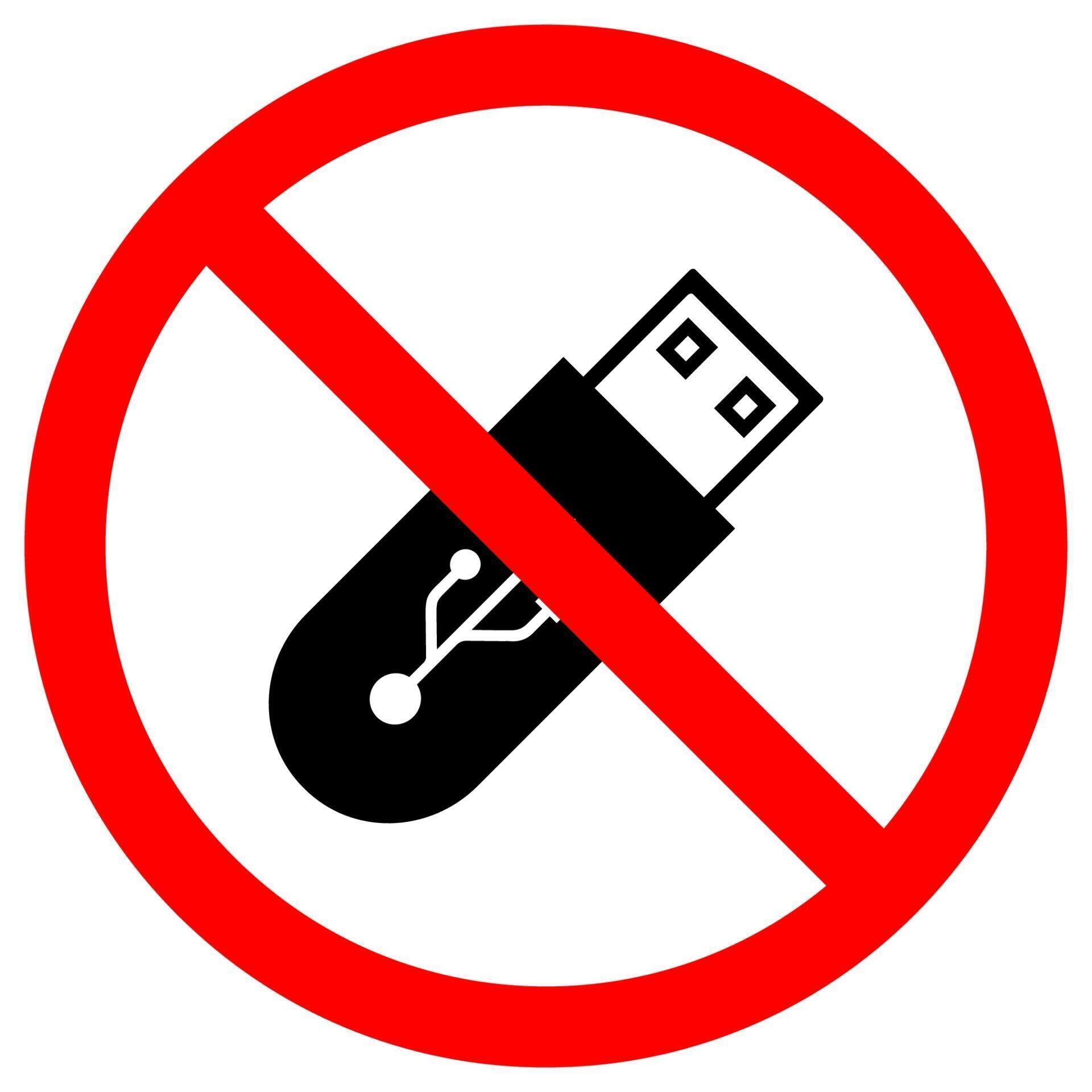 Do Not Use Flash Drive Symbol Sign 2306718 Vector Art at Vecteezy