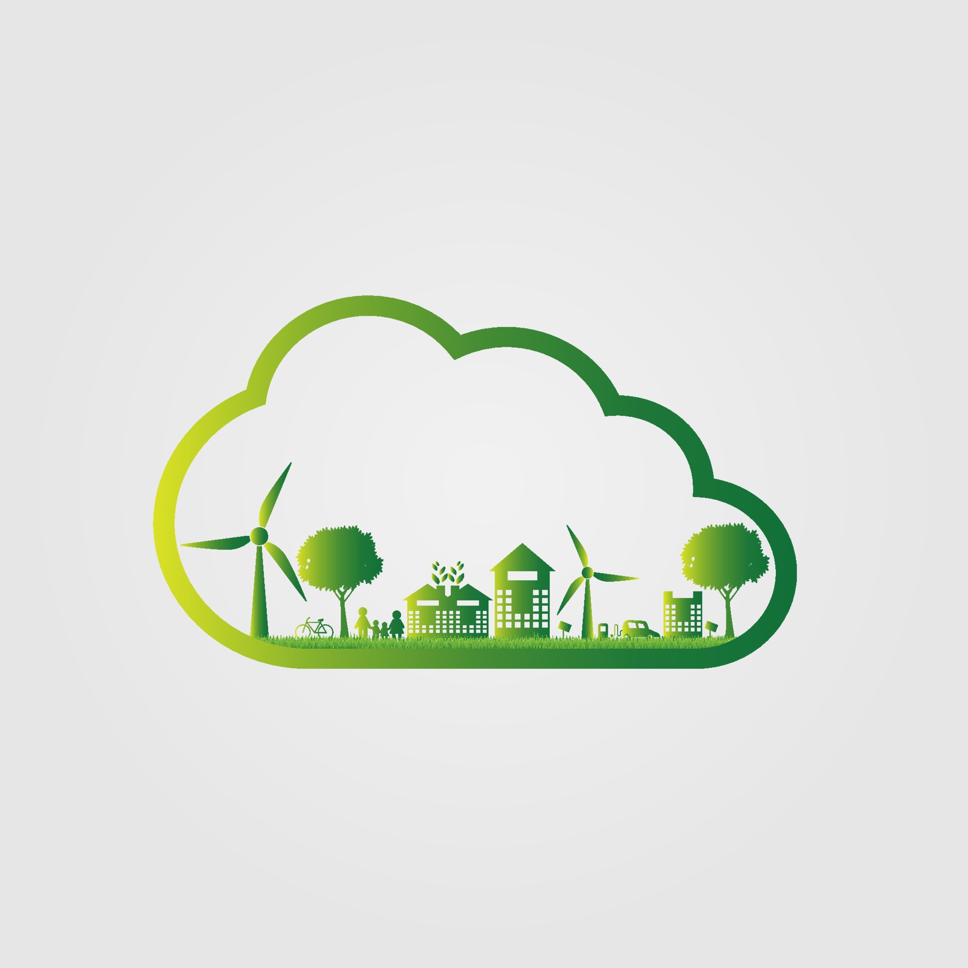 eco-friendly concept ideas,ecology concept cloud background,vector  illustration 2307254 Vector Art at Vecteezy