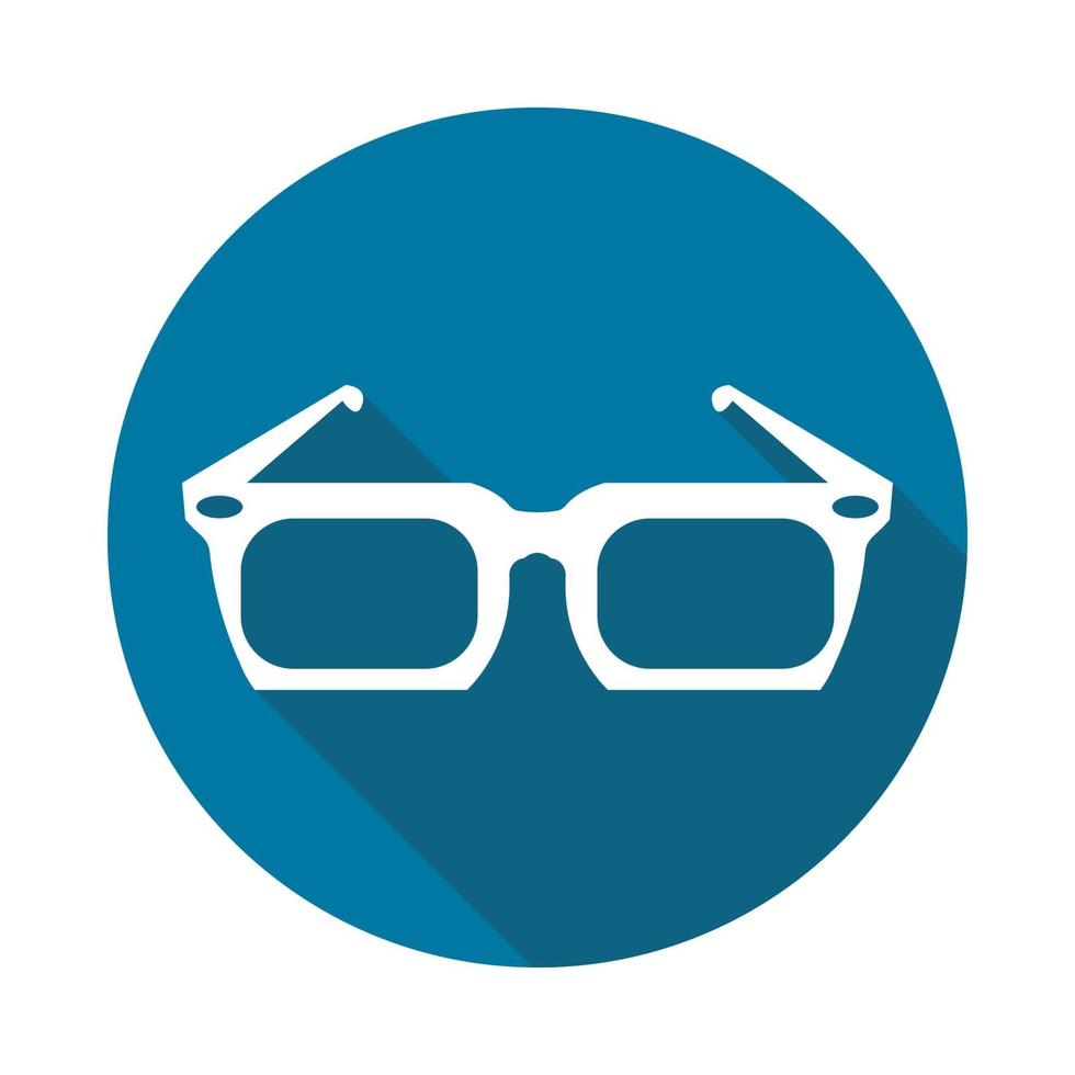 Sunglasses black Icon on white background.Simple design style.vector illustration vector