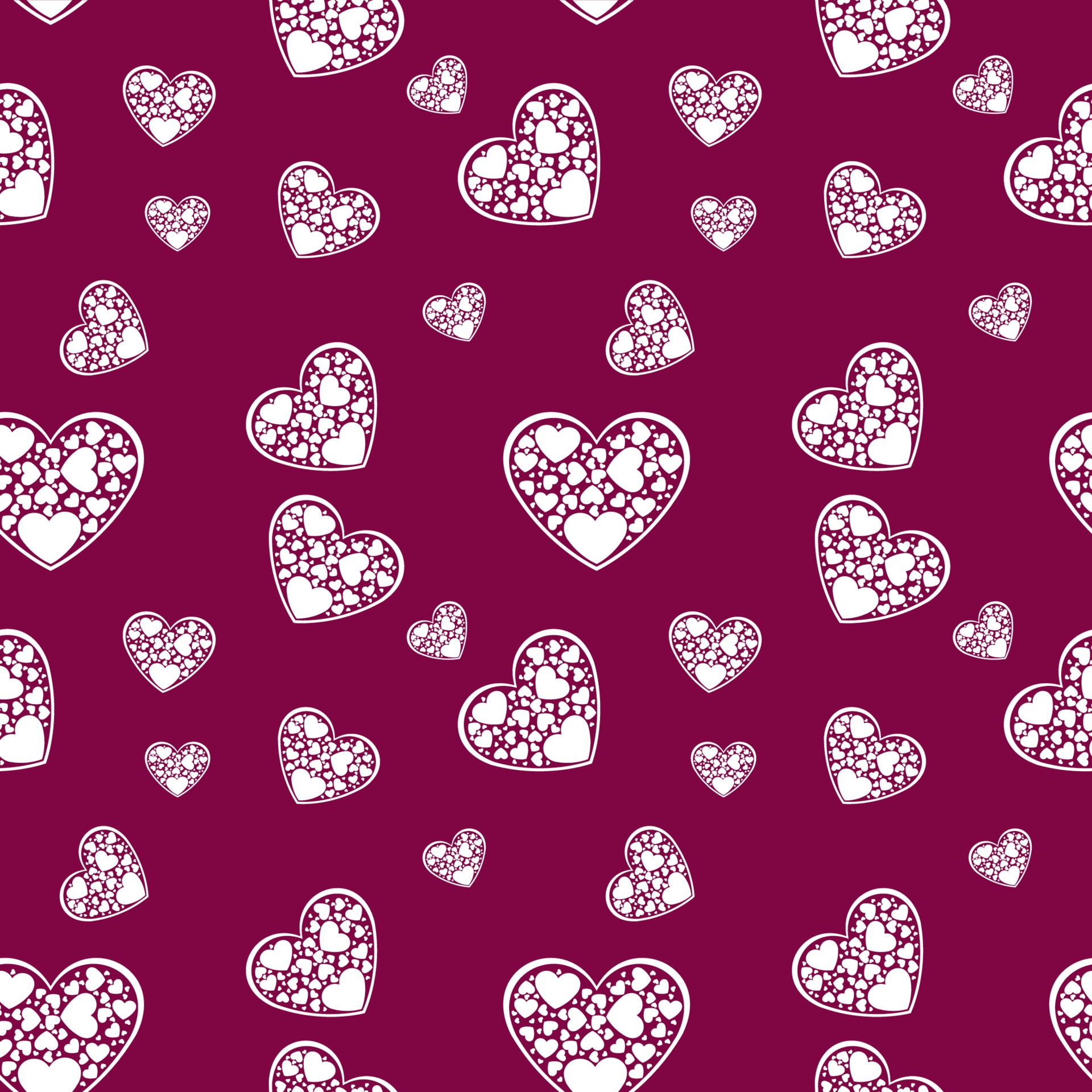 Beautiful Pink Paper Hearts White Paper Background Stock Photo by