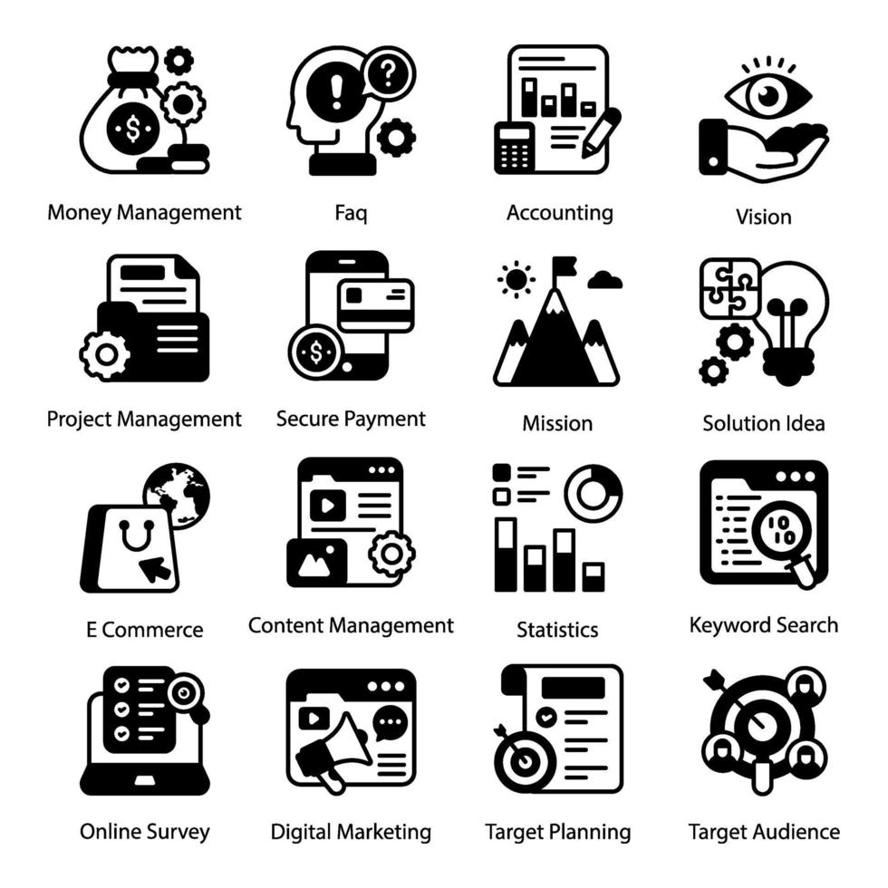 Business Monitoring and Business Objectives vector