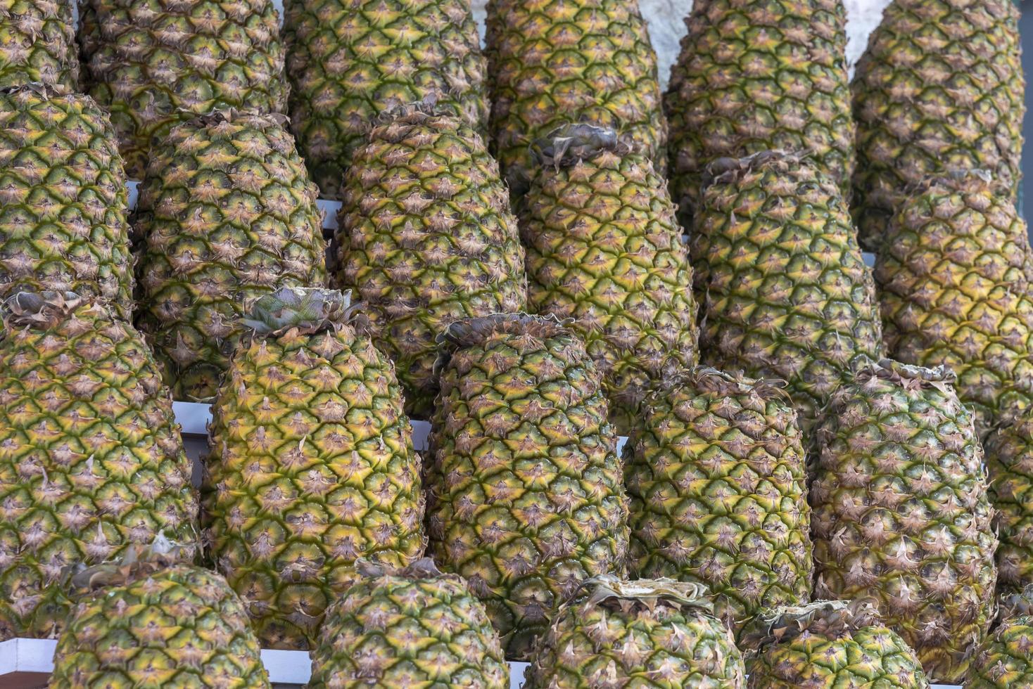 Textured pineapple background photo