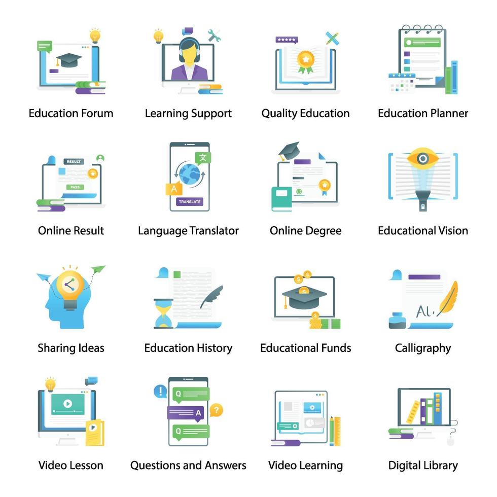 Education and Knowledge vector