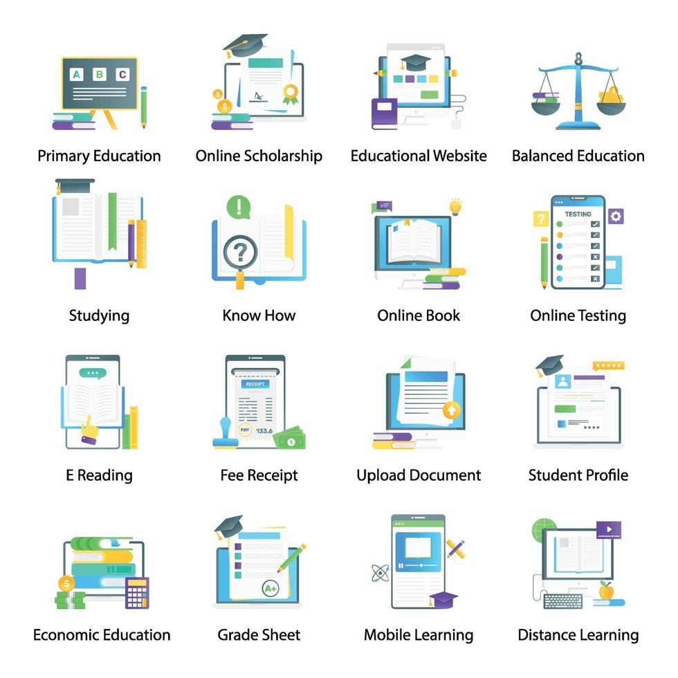 Virtual Education Vectors