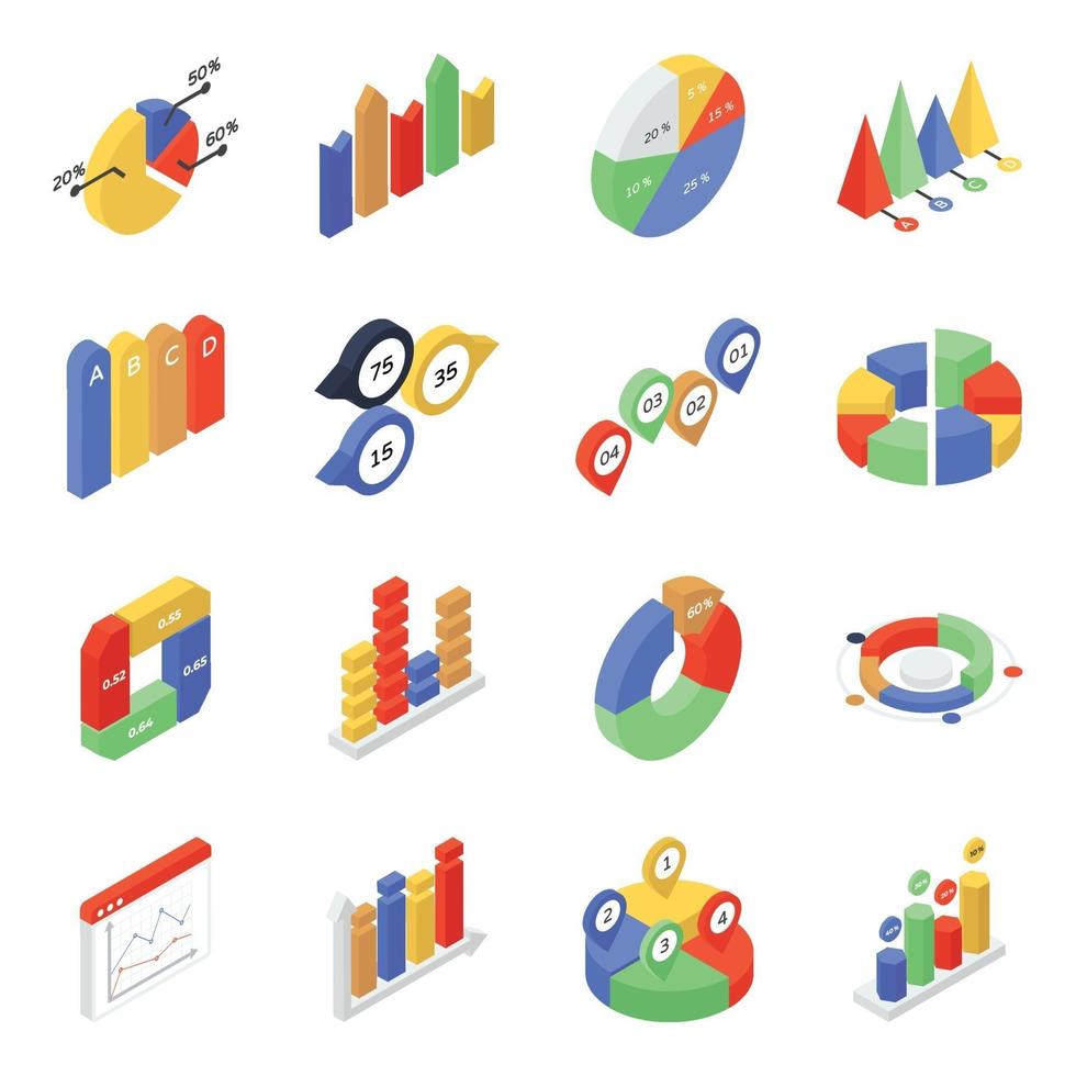 Data Analysis and Charts vector