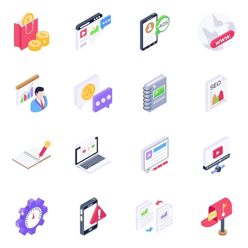 Seo and Digital Development vector