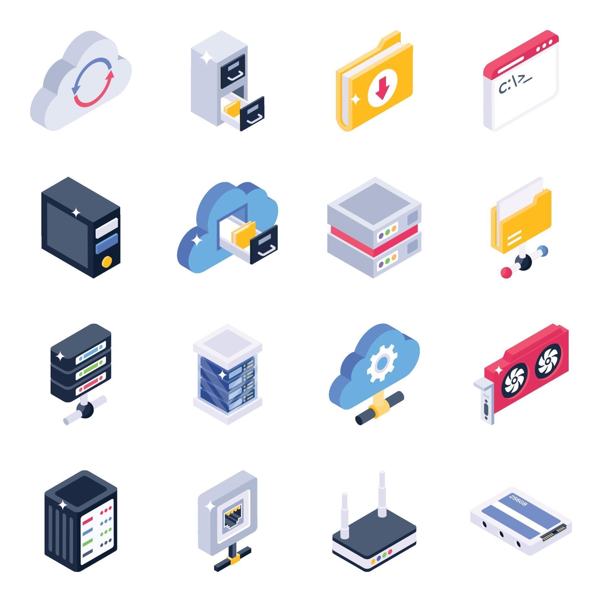 Data Server Data Management 2308078 Vector Art at Vecteezy