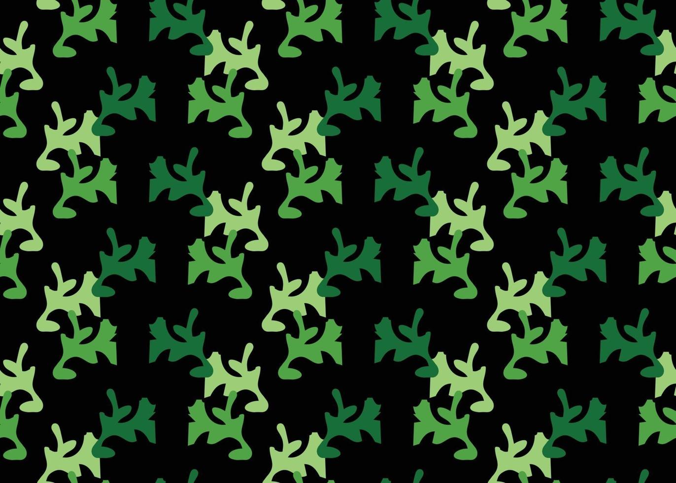 Vector texture background, seamless pattern. Hand drawn, green, black colors.