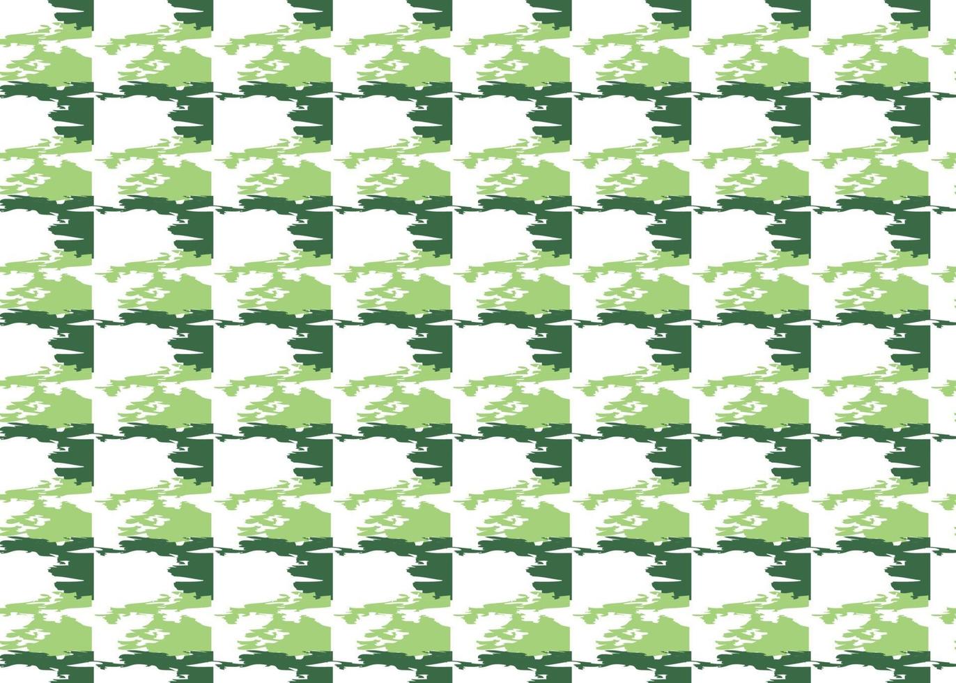 Vector texture background, seamless pattern. Hand drawn, green, white colors.