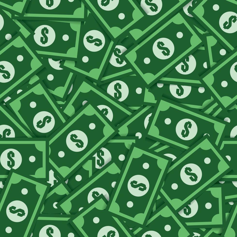 Dollar Seamless pattern. Money Dollar pattern for fabric, baby clothes