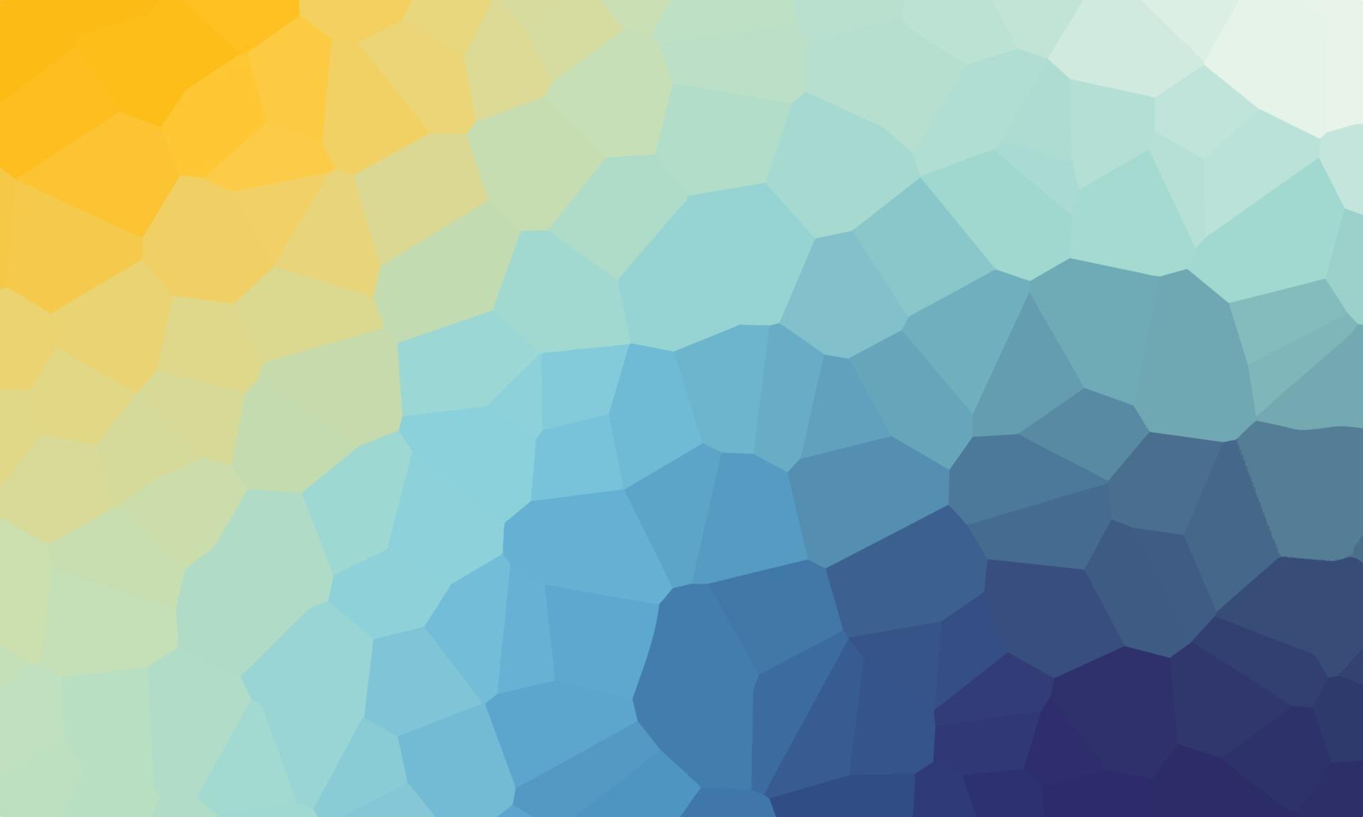 Blue and Yellow Gradient vector modern geometrical abstract background