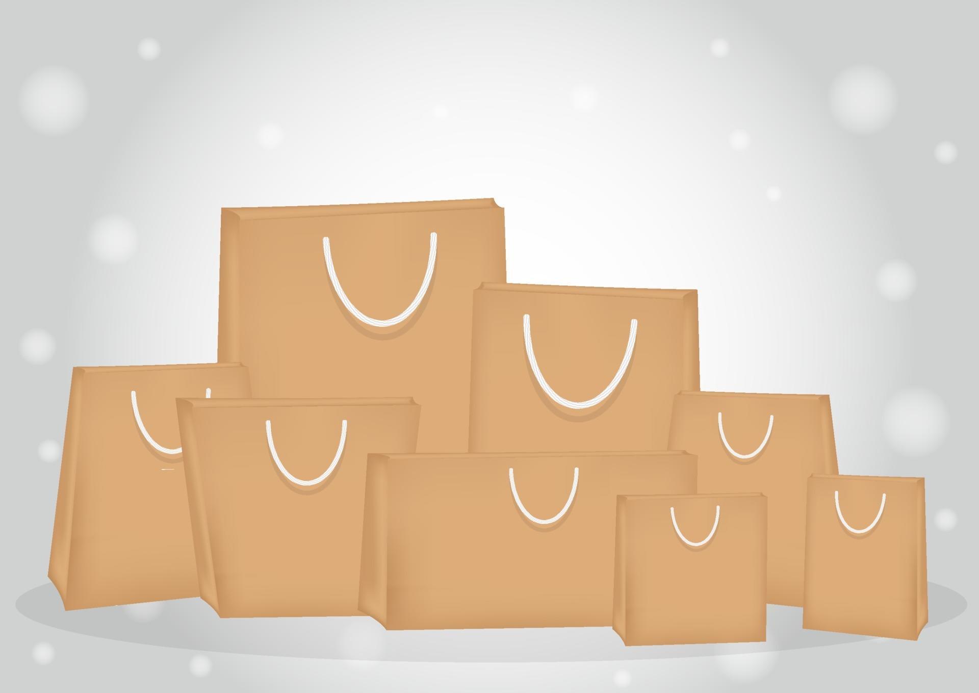 brown paper bags 2309625 Vector Art at Vecteezy