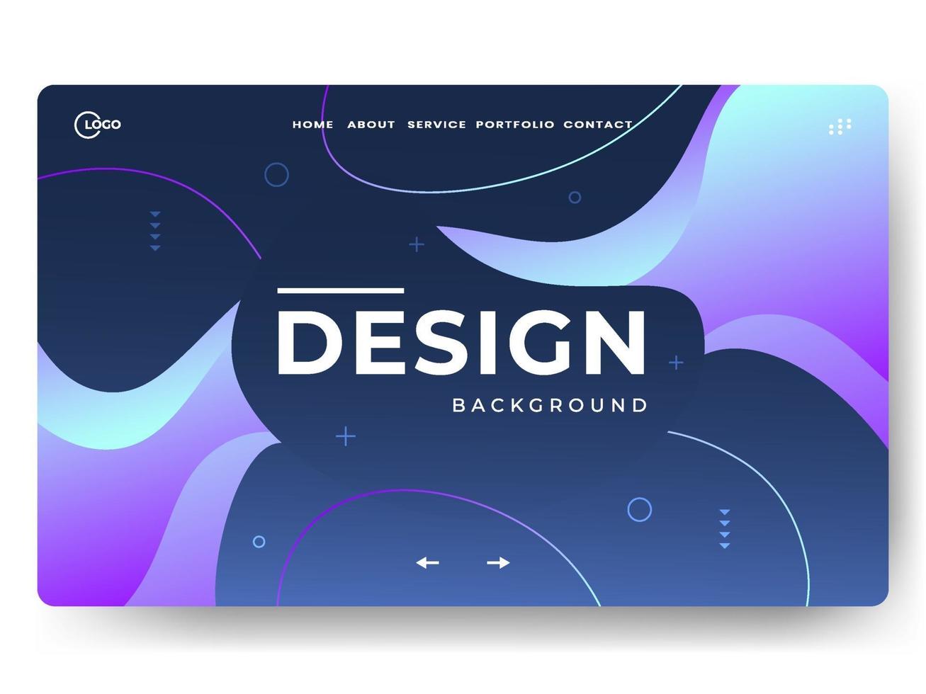 Abstract trendy gradient background for landing pages. Can be used for posters, placards, brochures, banners, web pages, headers, covers vector