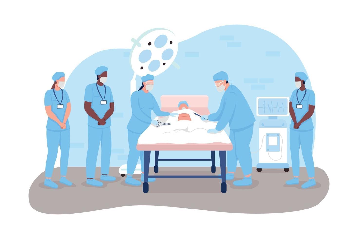 Surgical Procedure 2d Vector Web Banner Poster 2310505 Vector Art At Vecteezy