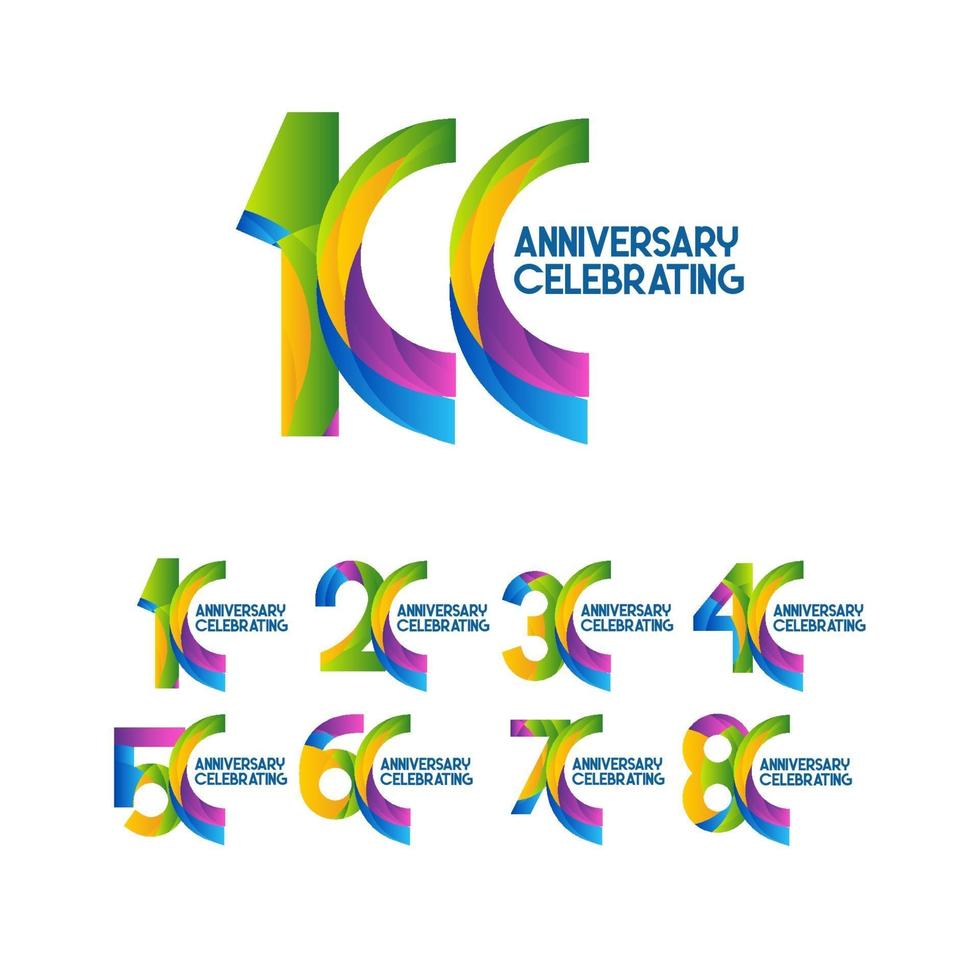 100 Years Anniversary Celebrating Vector Template Design Illustration