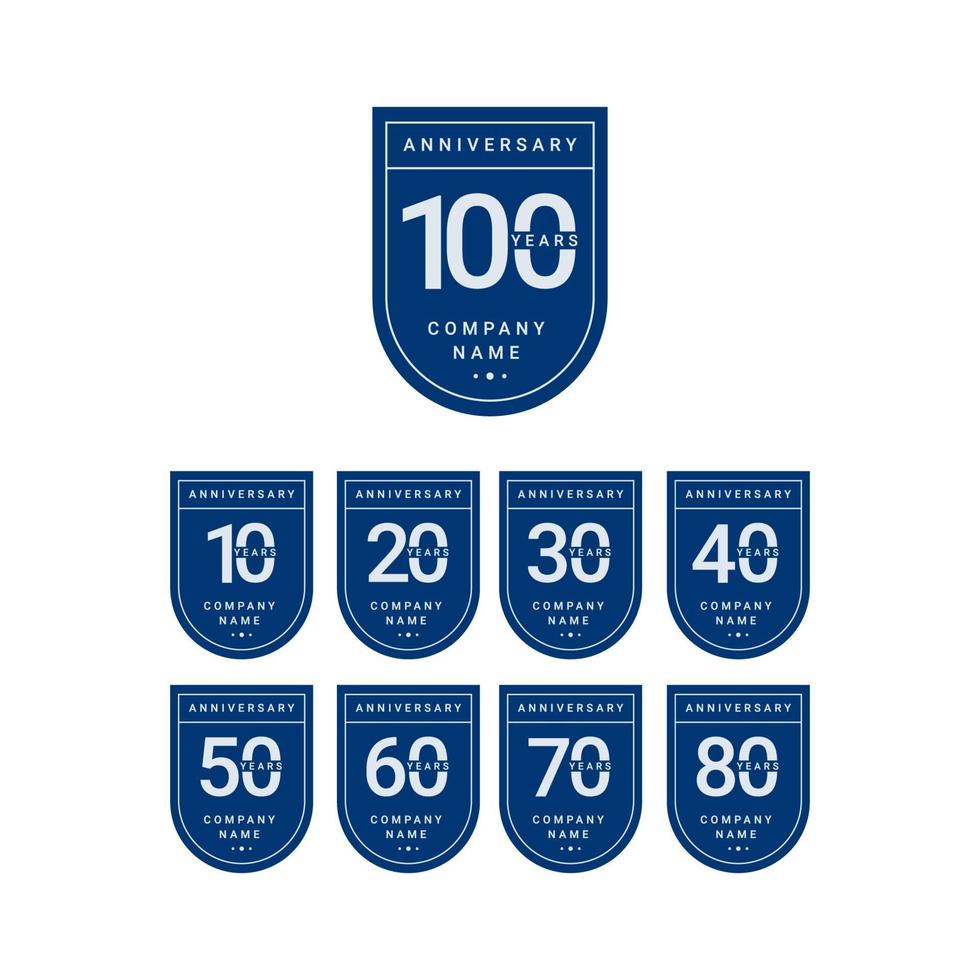 100 Years Anniversary Celebration Your Company Vector Template Design Illustration