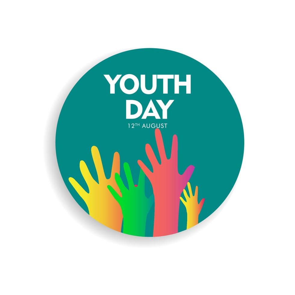 Happy Youth Day Celebration Vector Template Design Illustration