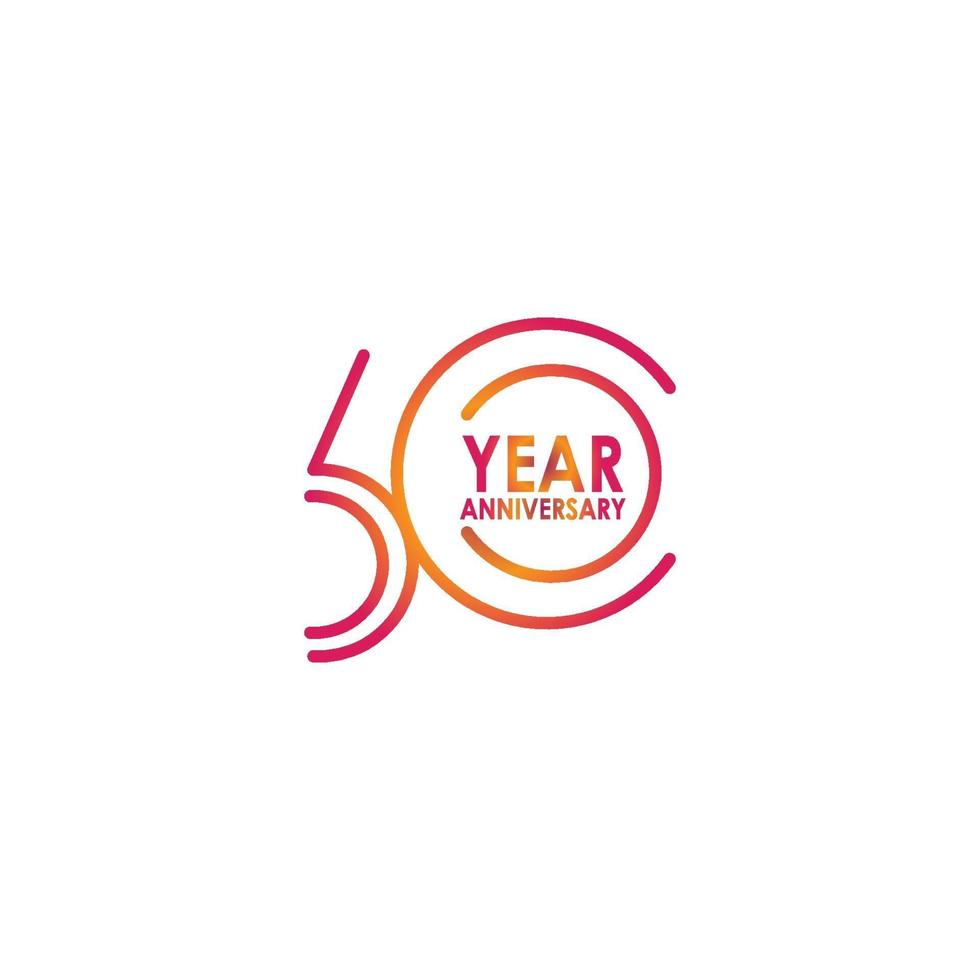 60 Year Anniversary Celebration Vector Template Design Illustration